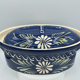 Terrine oval alsace Baeckeoffe blue