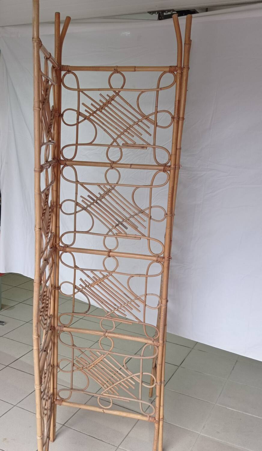 Rattan and wicker screen