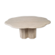 Travertine coffee table "cloud", 80s