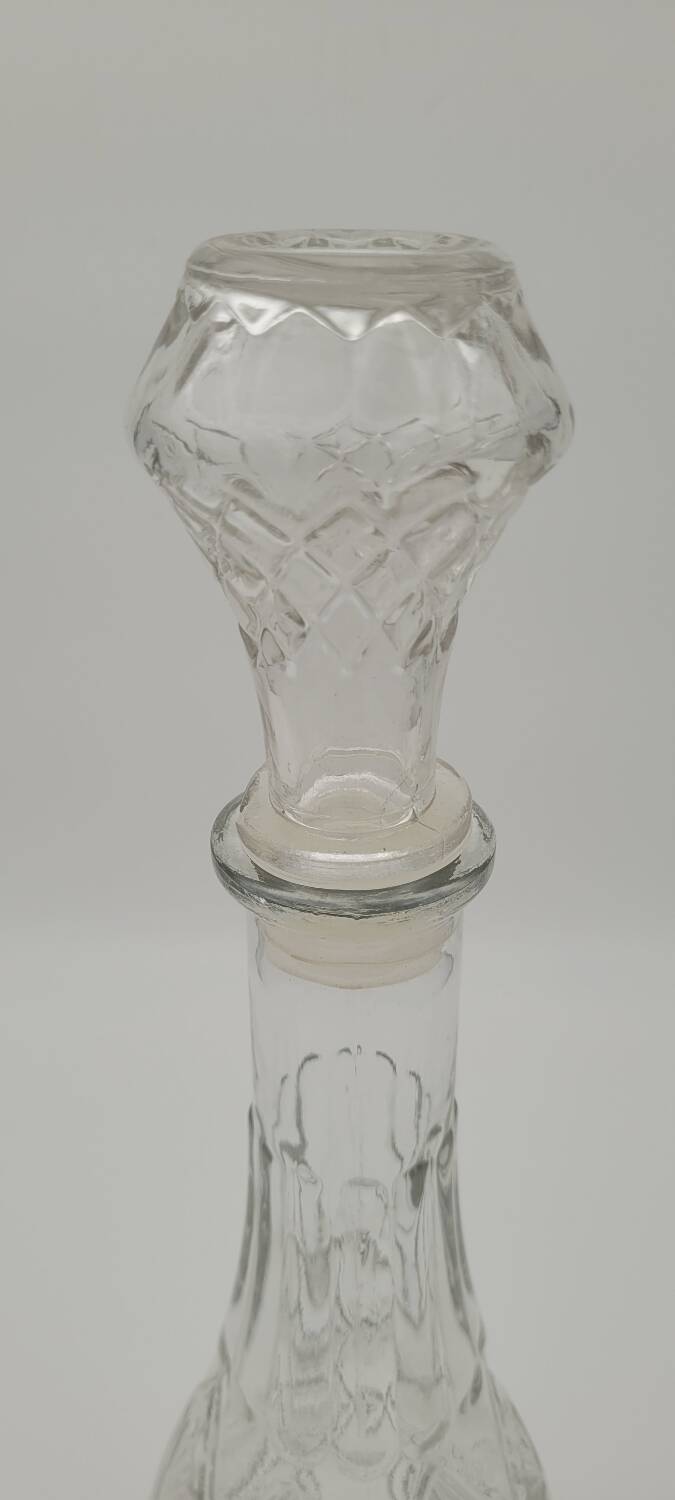 50's molded glass carafe
