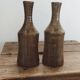 Duo of vases, stoneware soliflores • Vintage