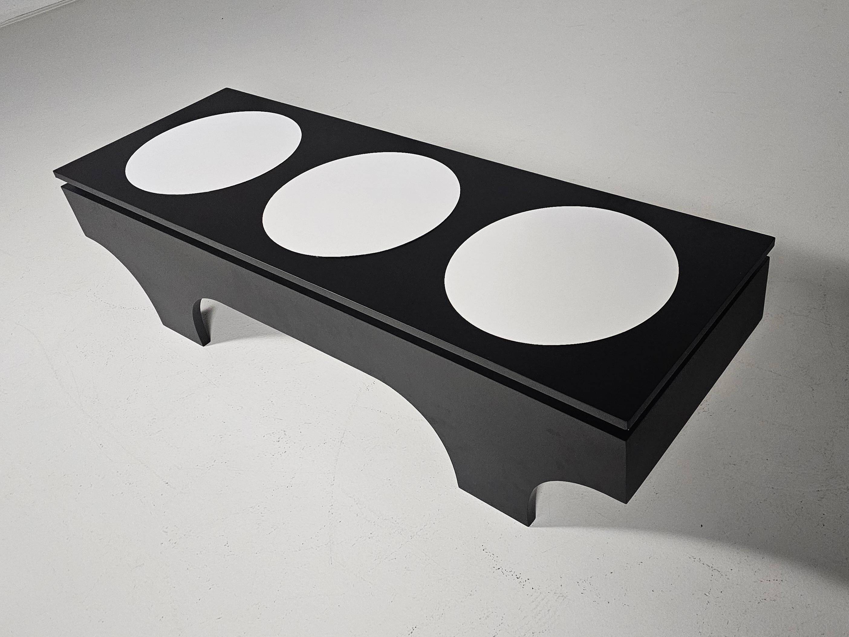 Coffee table by Emiel Veranneman and Victor Vasarely, 1960s