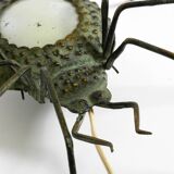 Beautiful Italian Mid Century Modern "Spider" wall lamp made of metal