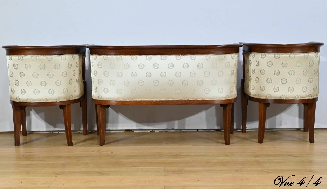 J&J Kohn Stained Beech Living Room, Empire style – Early 20th century