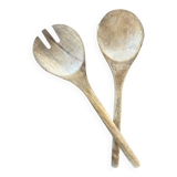 Wooden salad servers