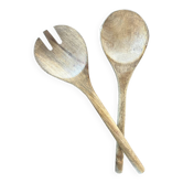 Wooden salad servers