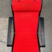 Mid-century modern Pulkka lounge chair by Ilmari Lappalainen for Asko, Finland, 1960s.