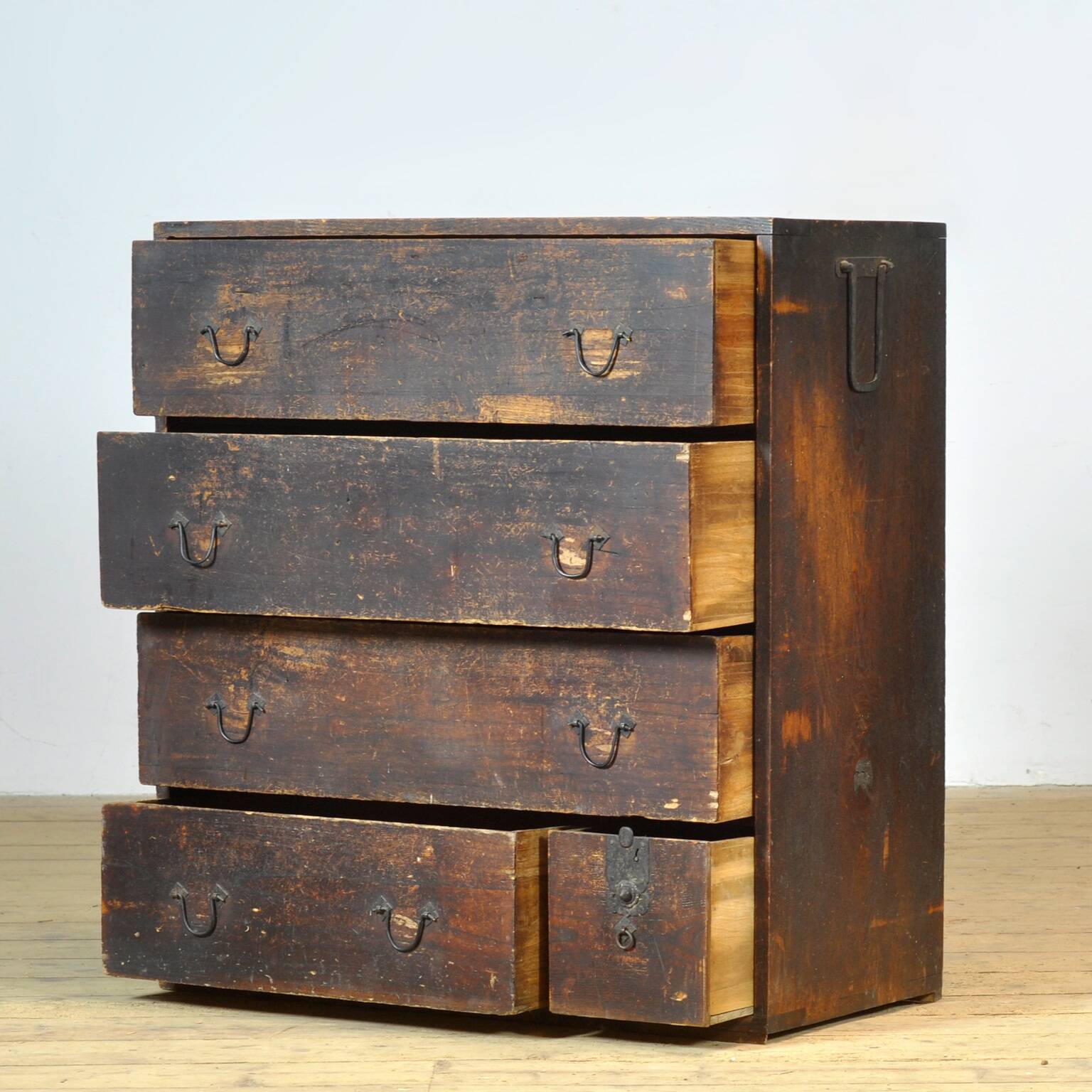 Japanese Tansu chest of drawers, circa 1870