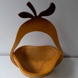 Wooden storage basket (pear shape)