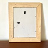 Miroir classique rectangulaire en bois sculpté