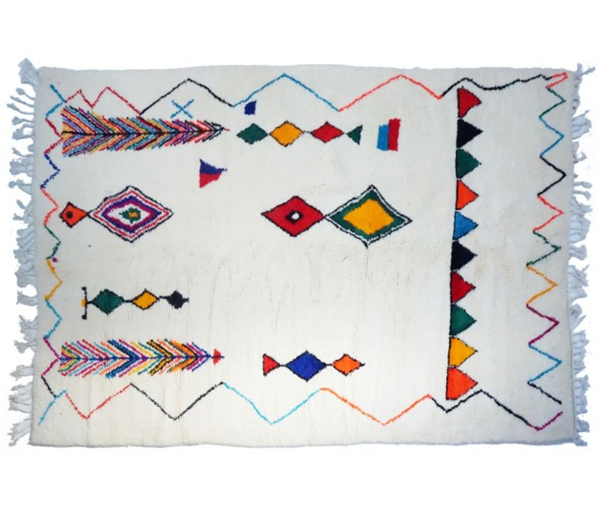 Colorful Berber carpet 290 x 180cm