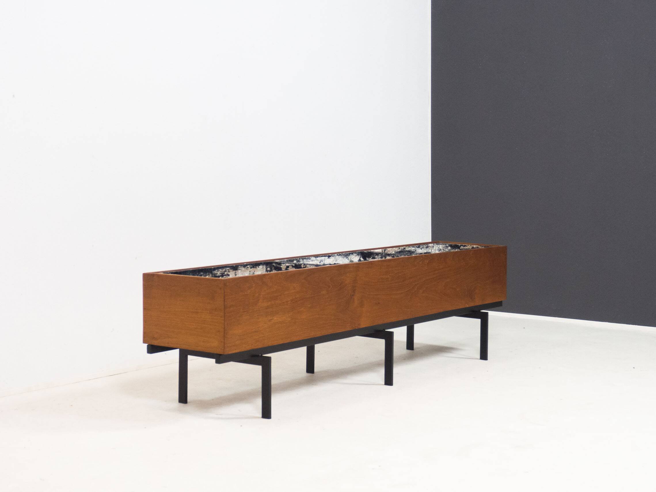 Vintage extra large teak planter