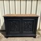 Black wood bottom sideboard
