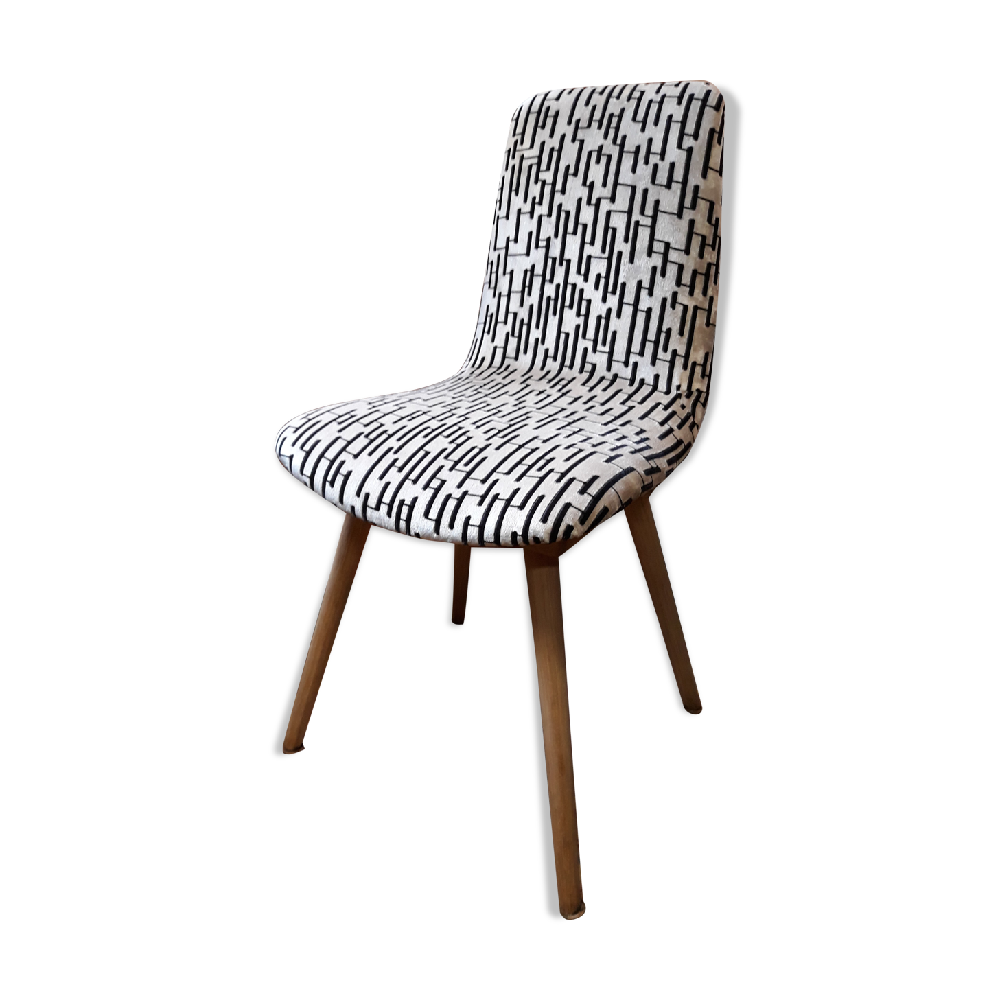 Vintage compass foot chair