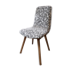Chaise vintage pieds compas