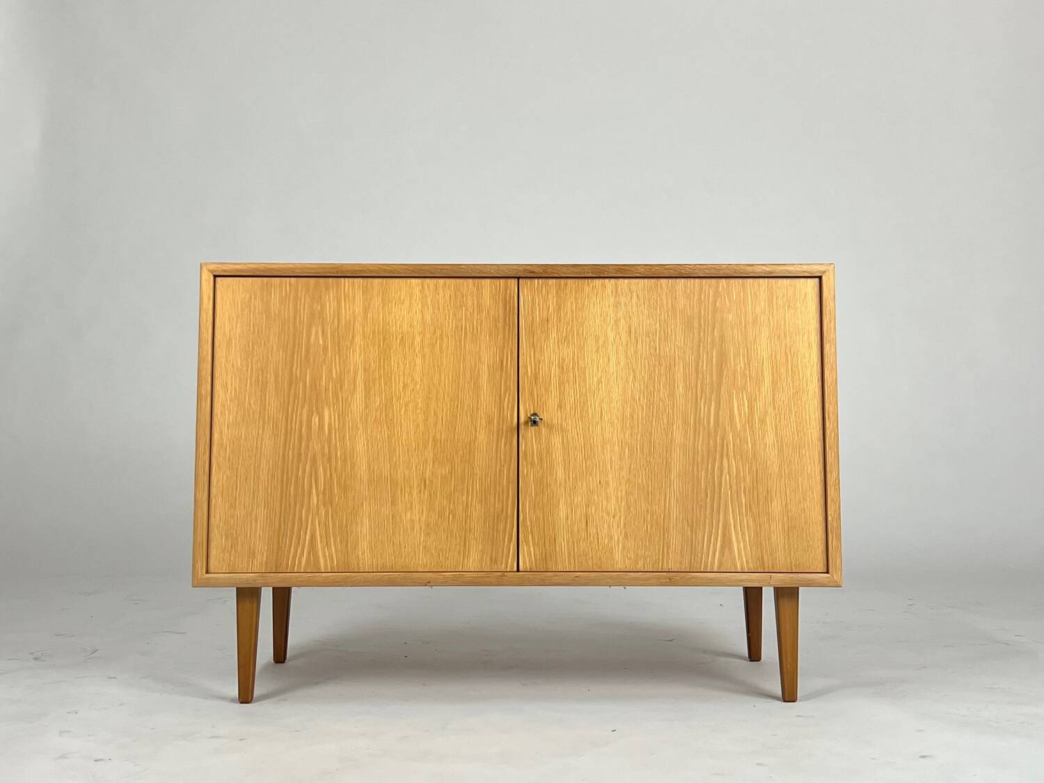 Vintage chest of drawers sideboard lowboard oak WK Möbel 70s cabinet