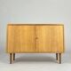 Vintage chest of drawers sideboard lowboard oak WK Möbel 70s cabinet