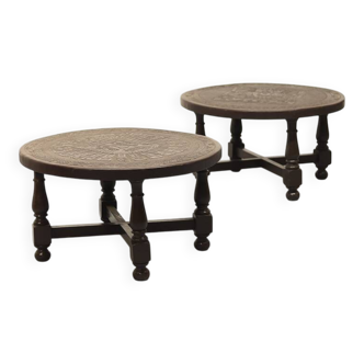 Set of Two Angel Pazmino Tables – New Old Stock