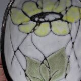 Beautiful vintage ceramic pocket emptying cup - vallauris maunier - no capron