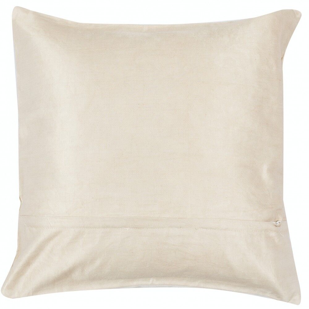 Housse de coussin brodée. Coussin d'accent fait main. Coussin en coton.