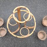 Rattan plant holder 1960