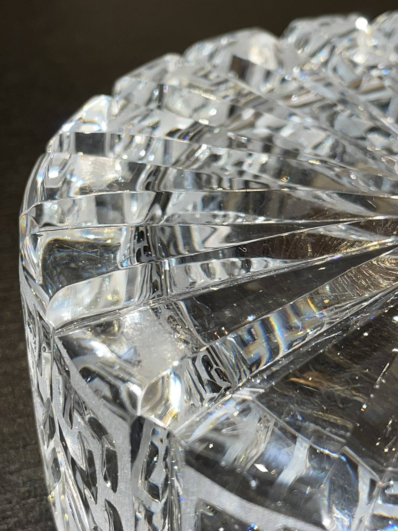 Crystal ashtray