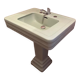 Washbasin column and toilet table 50s