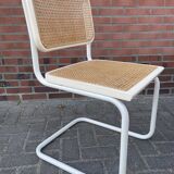 Cesca dining room chair designed by Marcel Breuer