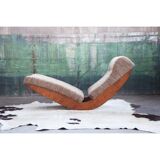 Upholstered chaise longue