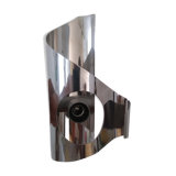 Wall light steel chrome year 70