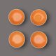 Set of 8 vintage Salins plates – Deauville Corail model