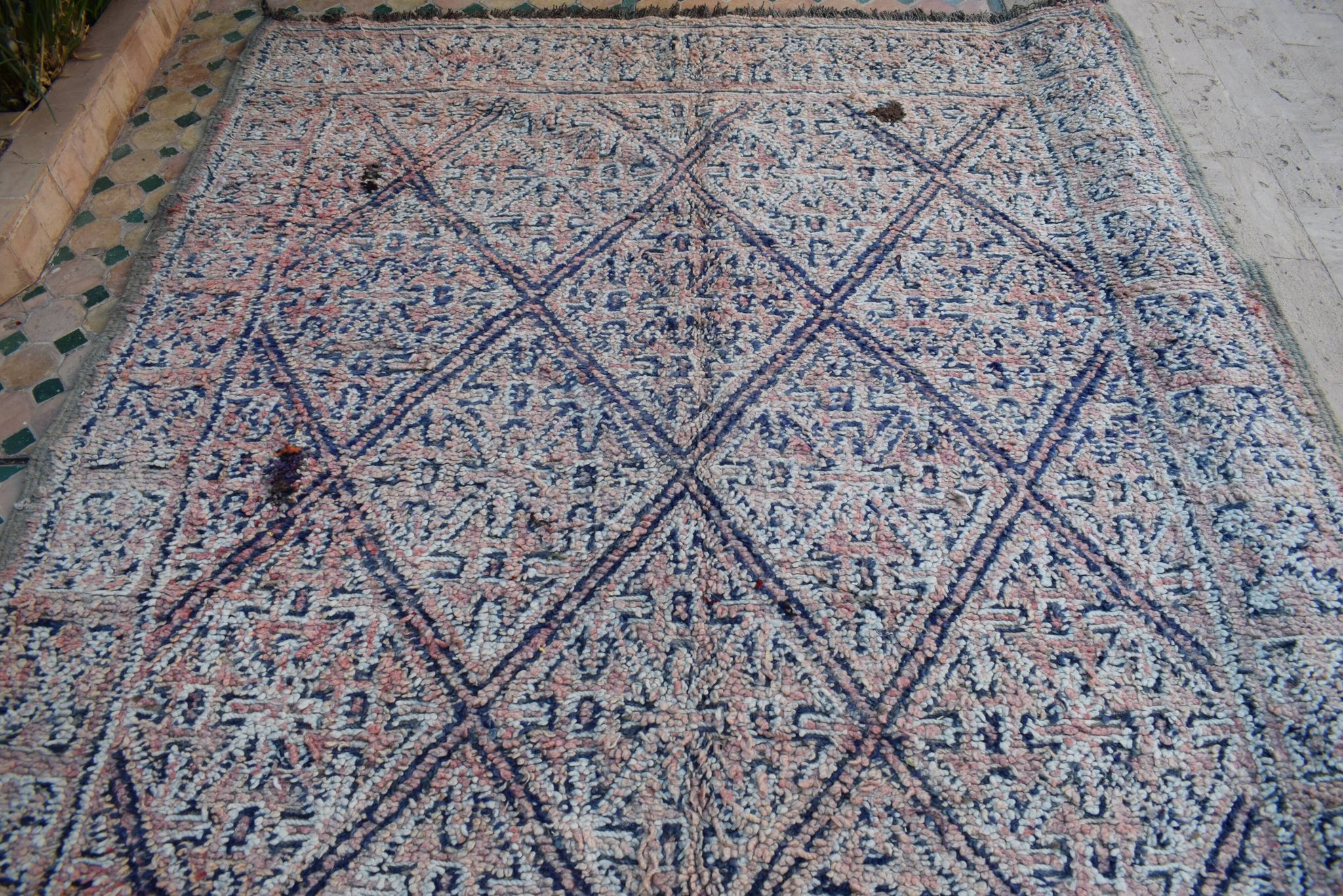 Vintage Moroccan Berber rug