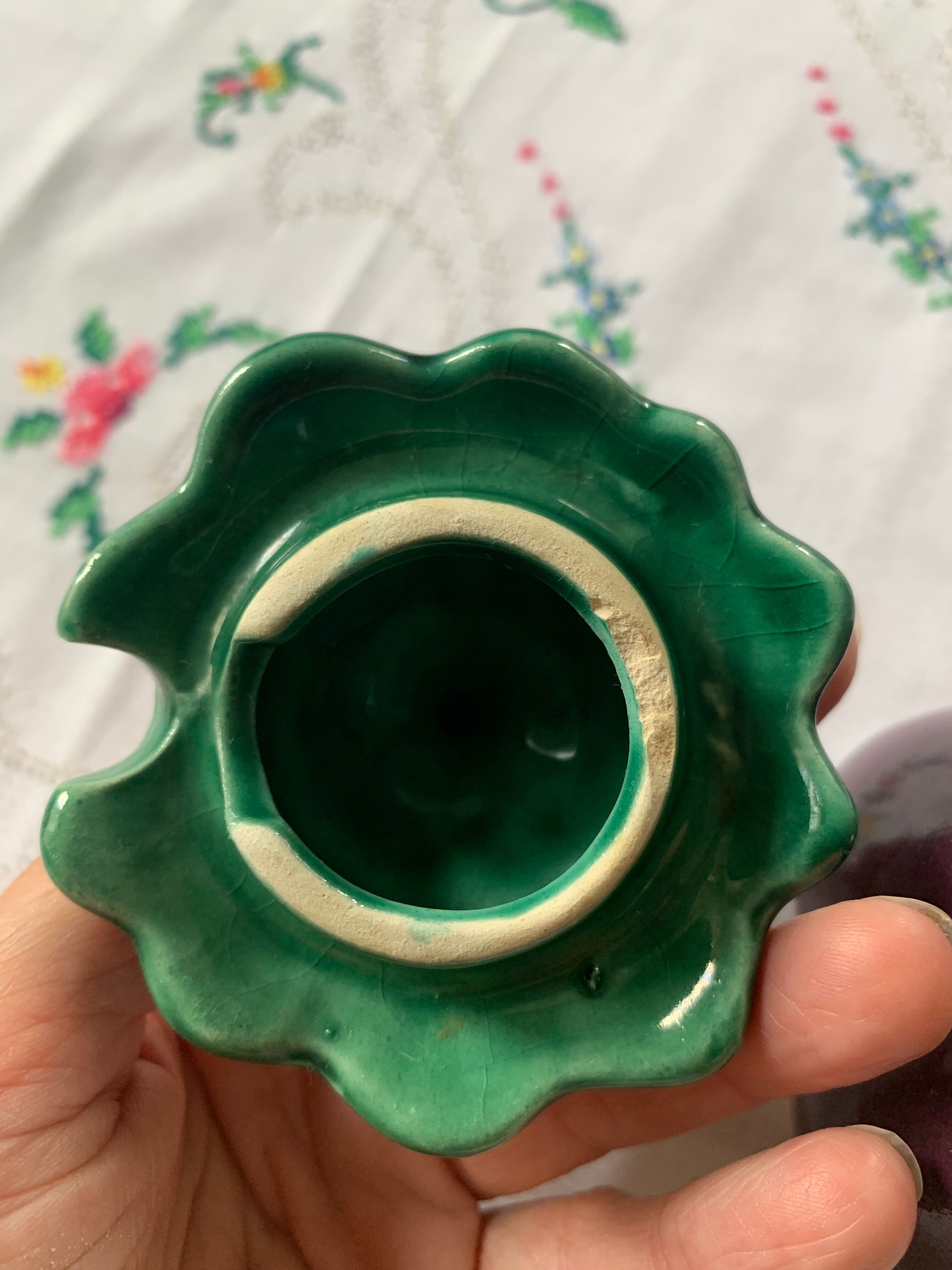 Slurry pot eggplant shape