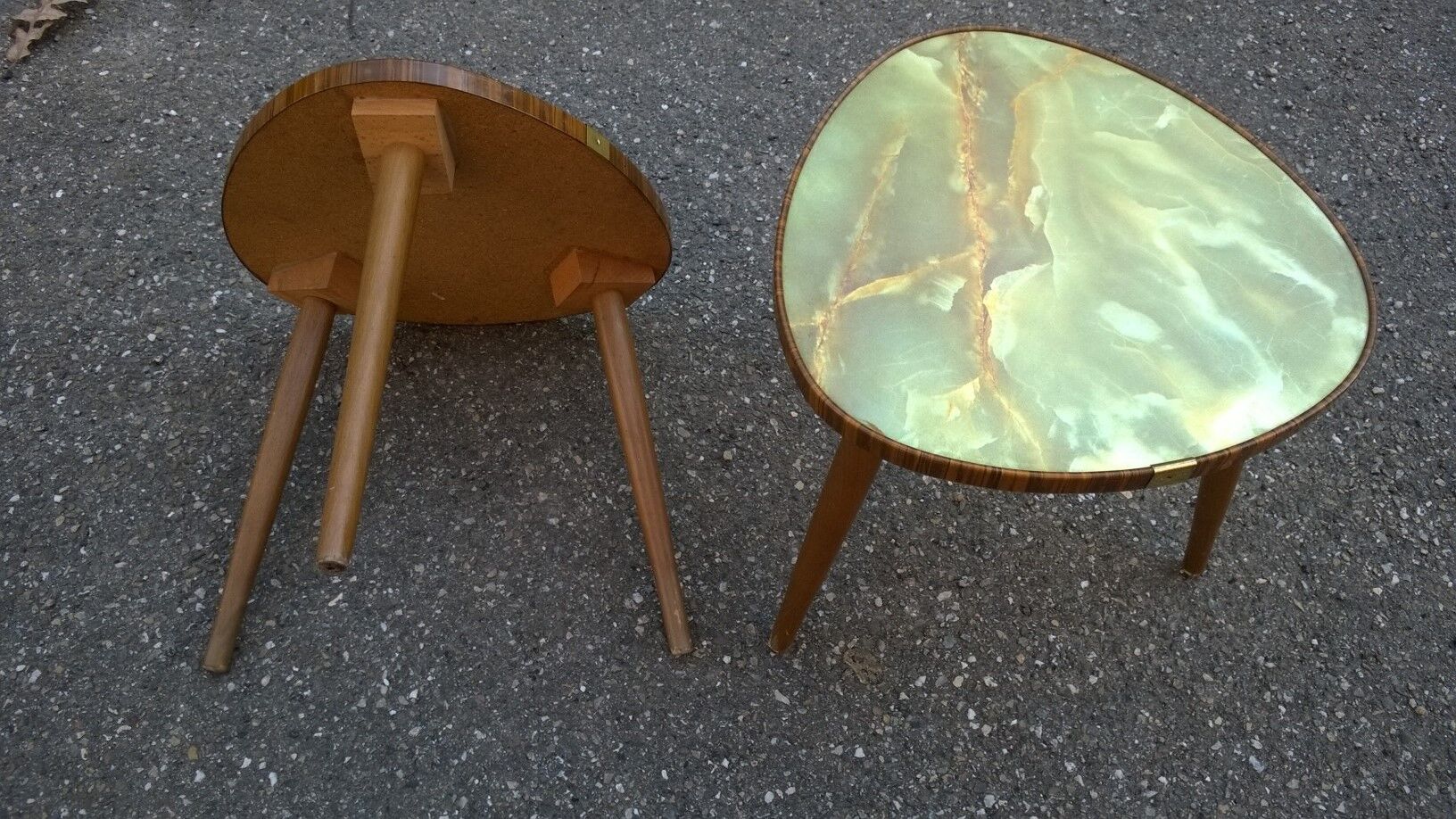 Tripod tables for plants 60s