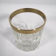 Whiskey Tumbler "Ritz" Glass with 24-Karat Gold Rim from Mäander, 1960s