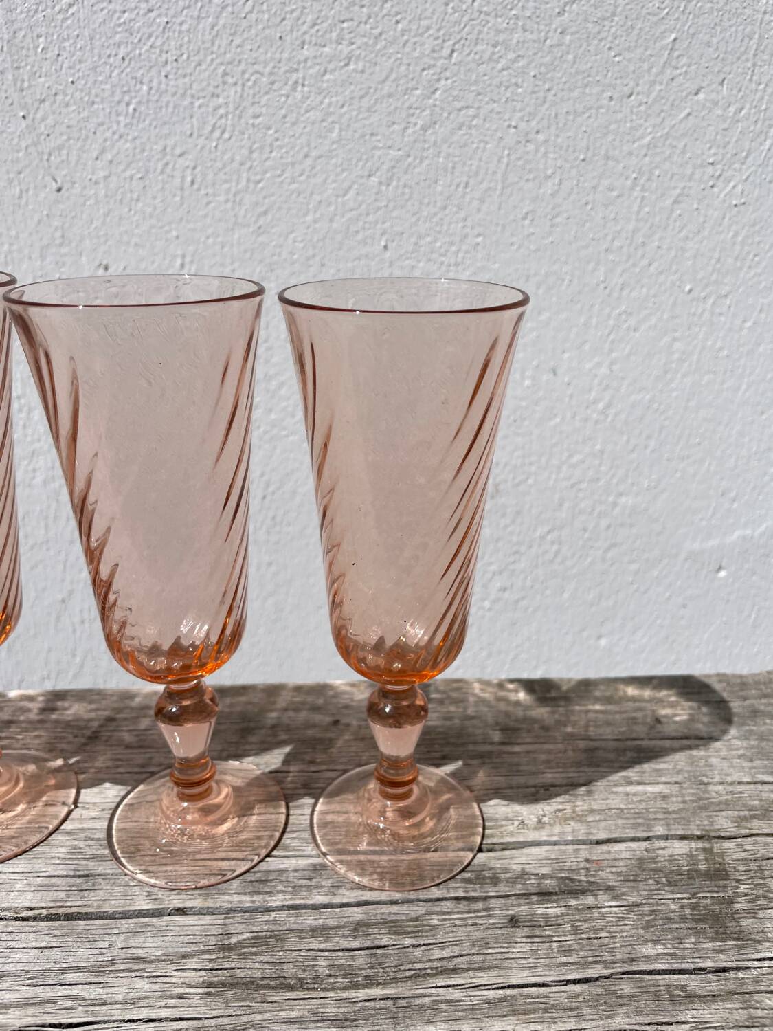 6 Rosaline champagne flutes