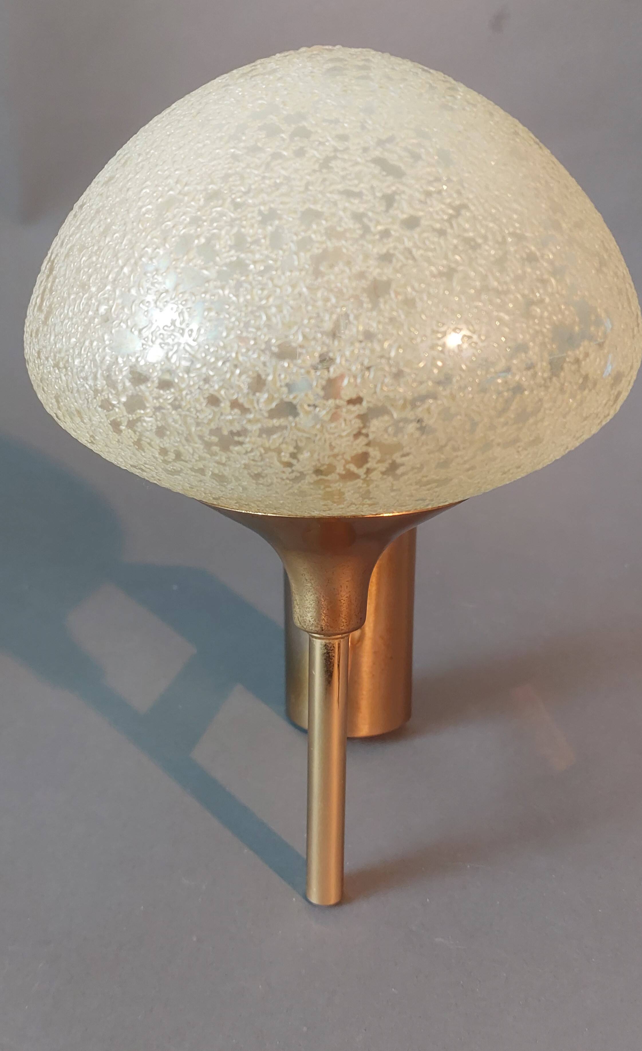 Gilded brass wall lamp by Sciolari, Italy 1960.