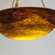 Daum Nancy suspension in marmorean glass, 1920s