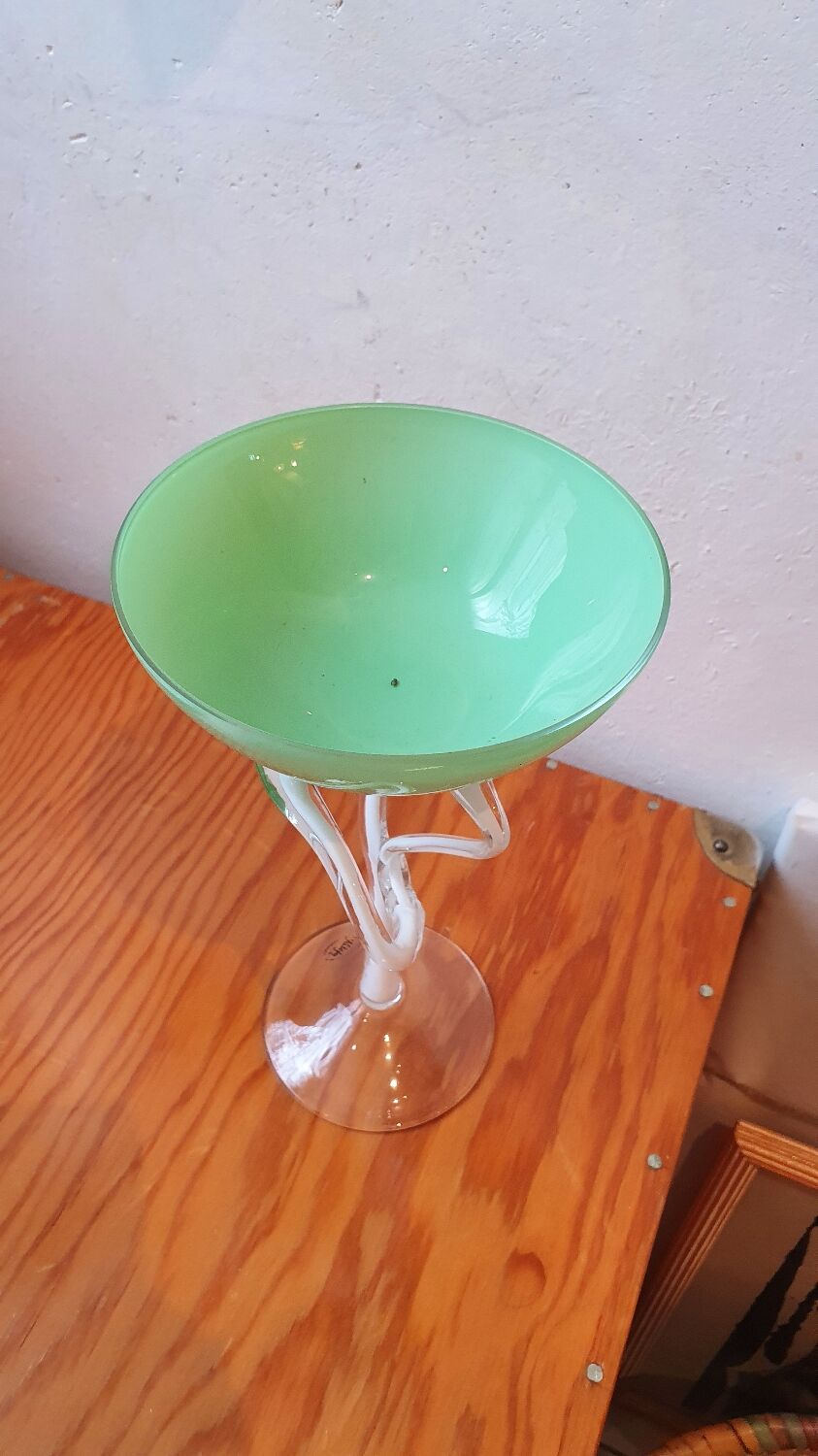Spun glass cup