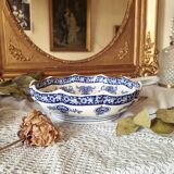 Large iron earth salad bowl, GIEN