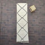 Tapis de couloir berbère beni ouarain 85x290 cm