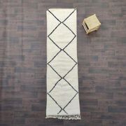 Tapis de couloir berbère beni ouarain 85x290 cm