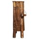 1960s French Brutalist Sculptural Solid Elm Wood Tree Trunk Cabinet