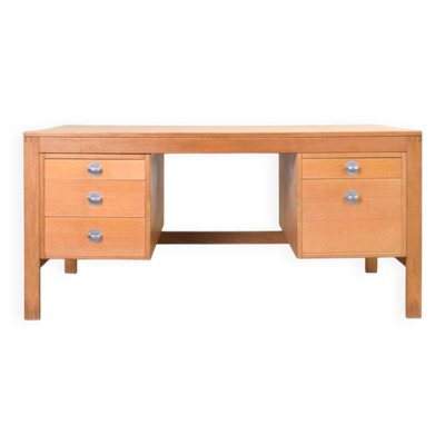 Bureau en chêne du milieu du siècle par Chr. Rasmussen pour Randers Møbelfabrik, années 1970.