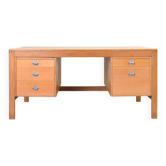Mid-Century Oak Desk by Chr. Rasmussen for Randers Møbelfabrik, 1970s.