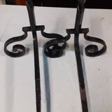 Chenet fer forge