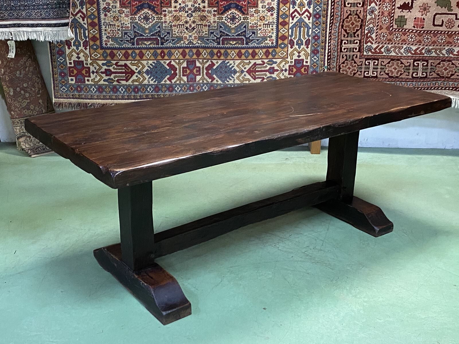 1930s oak monastery table
