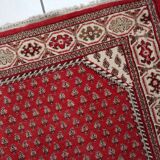 Tapis Seraband Vintage Fait Main en Laine – 92 x 161 cm- 1C941