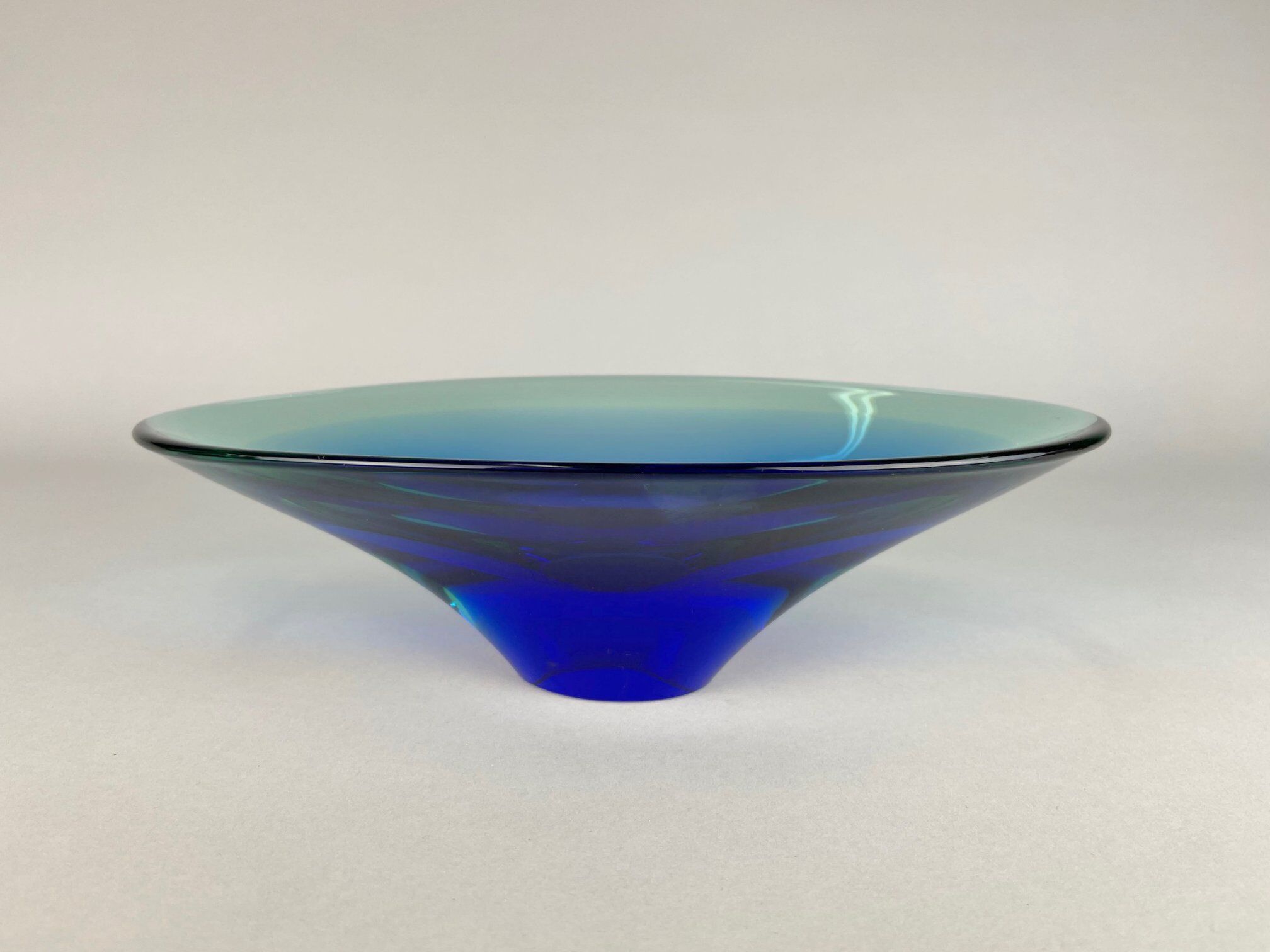 Art Glass Bowl by Miloslav Klinger, 1960's