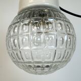 Vintage White Porcelain Pendant Light, 1970s